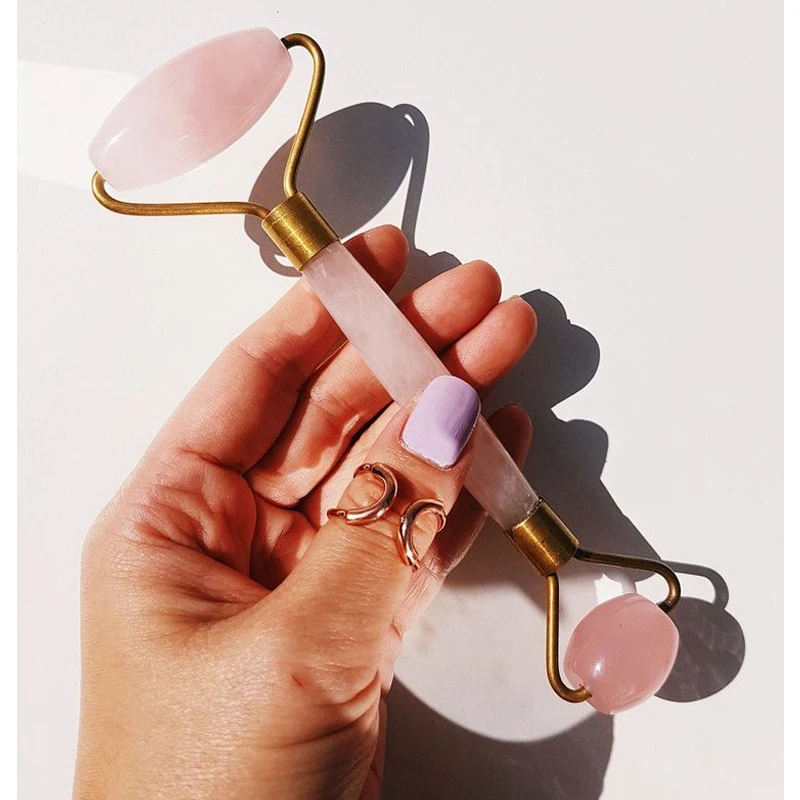 Массажная роликовая пластина для лица с двойными/одиночными головками