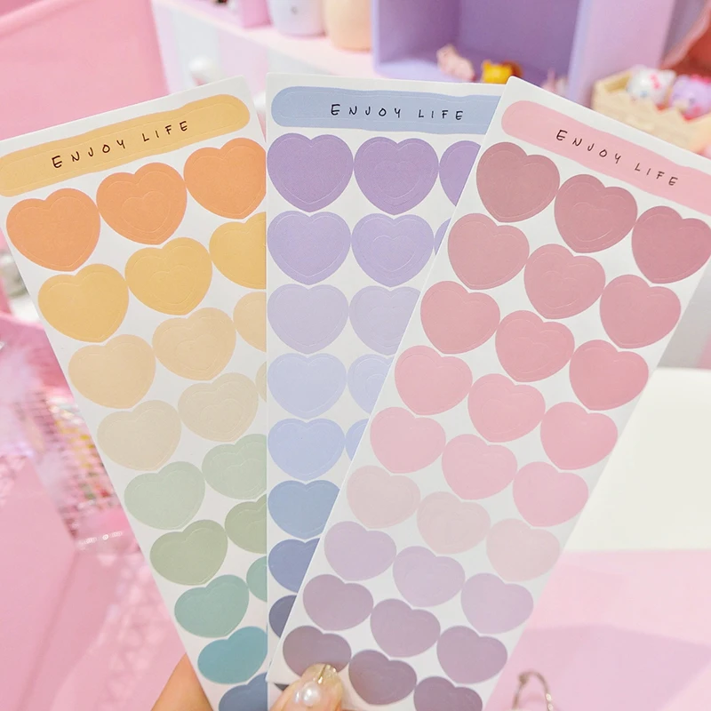 Наклейки в виде милых сердец 3 шт./лот декоративная наклейка для скрапбукинга