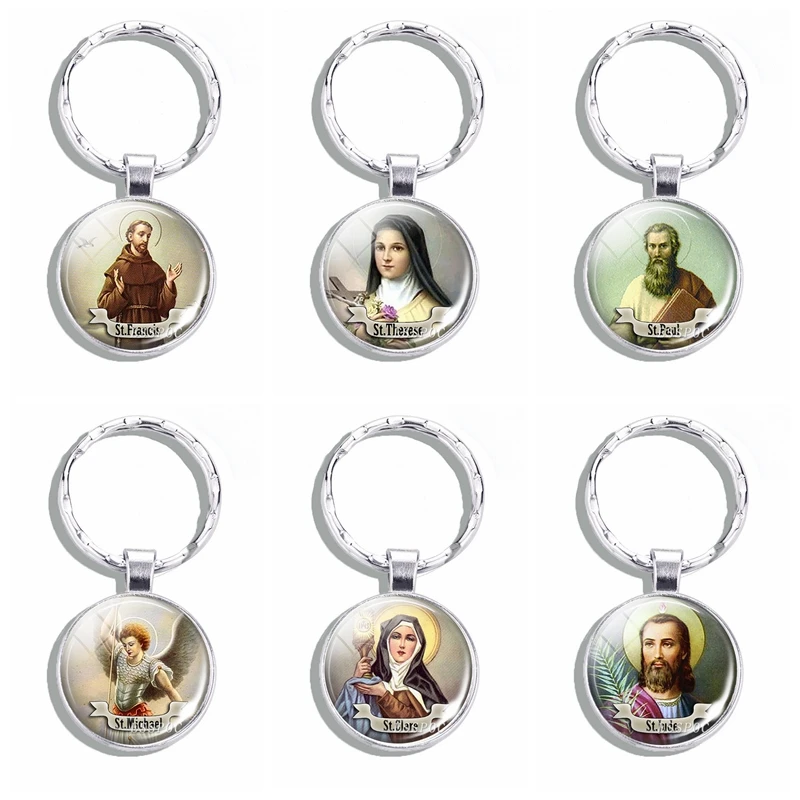 Церковный сувенир св. Майкл брелок St Anthony кулон St Joseph ювелирные изделия святое религиозное христианство католический подарок