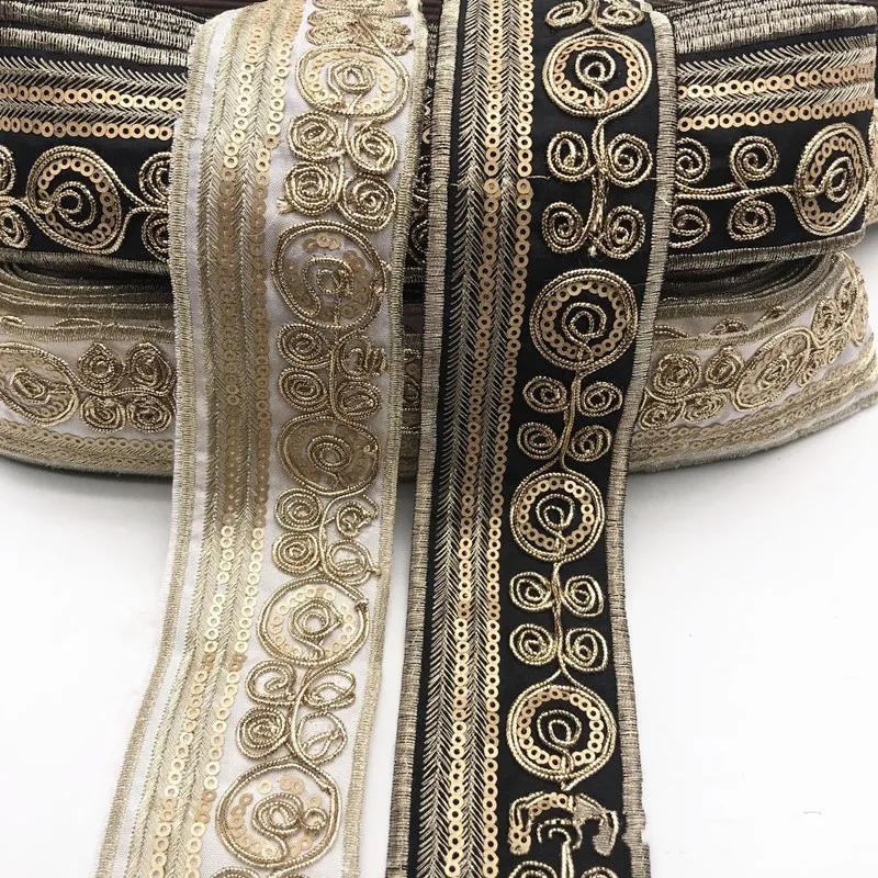 1 ярд кружевная отделка с блестками ткань вышивка сделай сам ленты для одежды