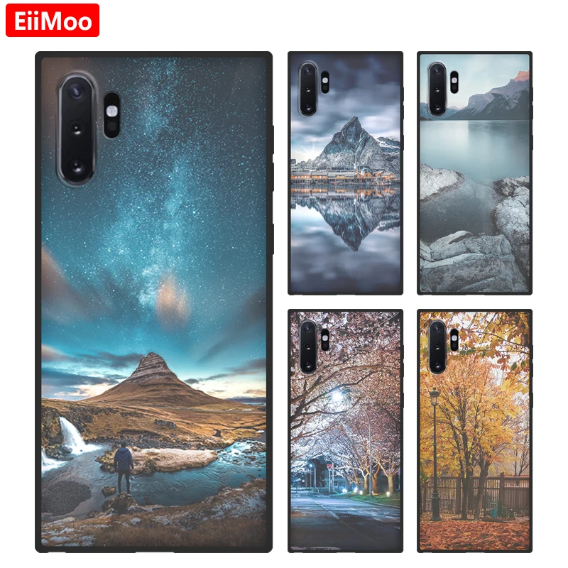 Чехол для телефона EiiMoo Samsung Galaxy Note 10 Plus чехол Note10 мягкий силиконовый ТПУ|Бамперы| |