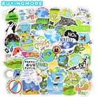 Стикеры в стиле аниме в эстетике, креативные Мультяшные наклейки Vsco для девочек, для ноутбука, скейтборда, декоративная книга