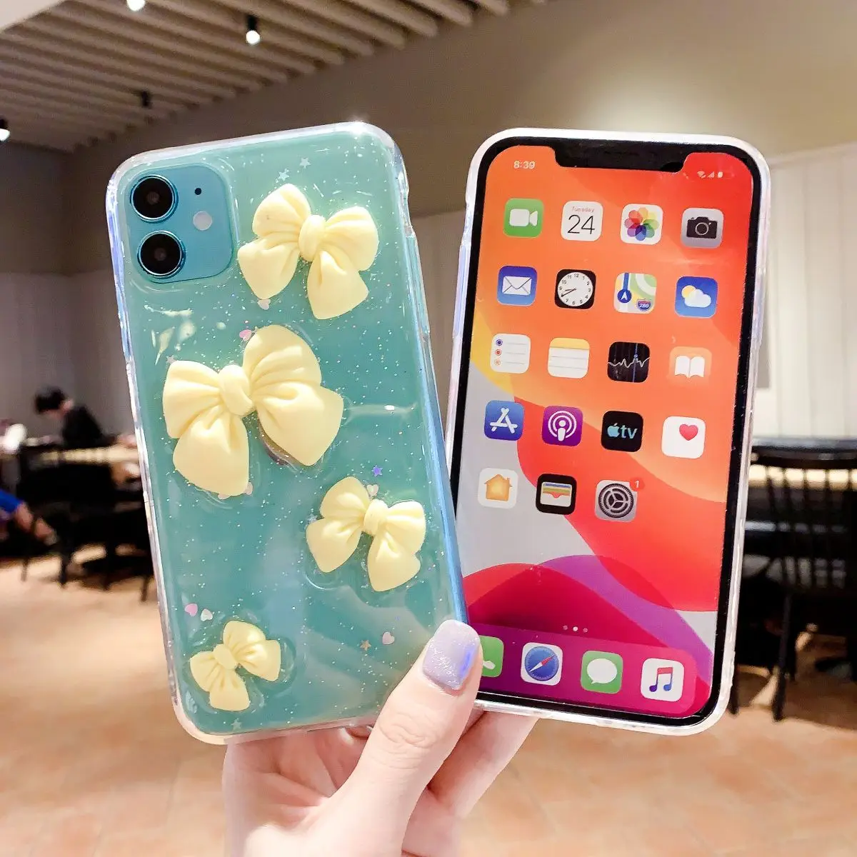 

Bowknot phone case for iPhone7 iPhone8 iPhone7p iPhone8p iPhoneX iPhone XS iPhone XR iPhone XS MAX