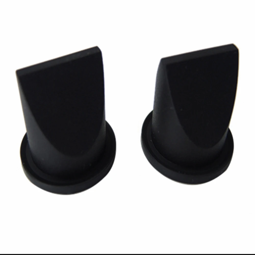 10 pieces Black Silicone Duckbill Valve One-way Check Valve 25.5* 17* 24.5 MM for Liquid and Gas Backflow Prevent