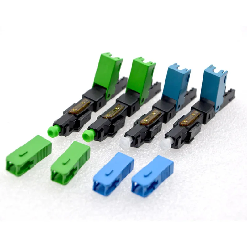 50 шт. Новый полевой монтажный волоконно-оптический Быстрый разъем FTTH SC