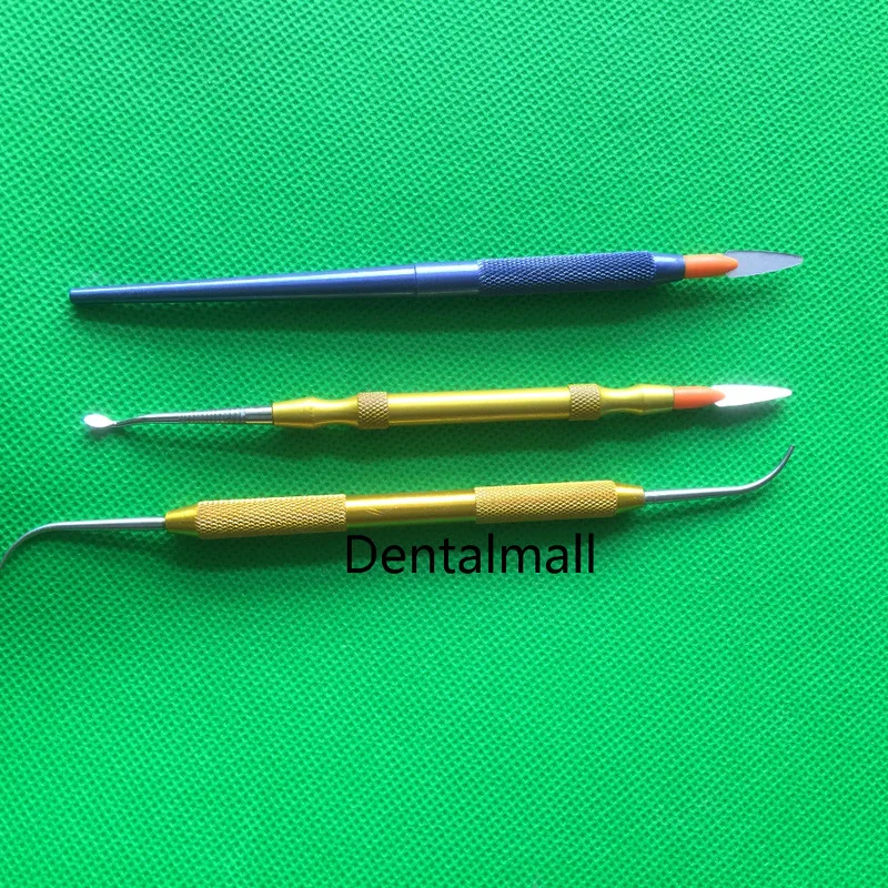 3 набора протезов керамический фарфоровый нож-шпатель стоматологический