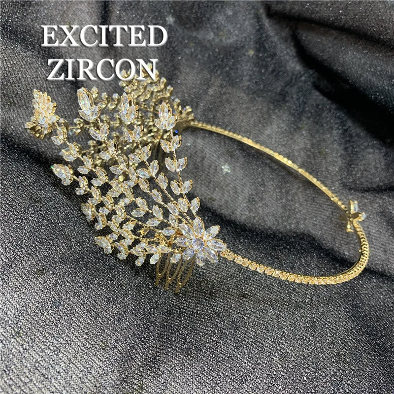 Модный гламурный головной убор принцессы роскошный свадебный одежда невесты