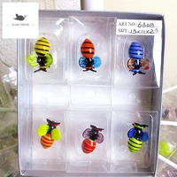 decorative figurines miniature colorful murano glass bee easter style home garden decor lovely handmade glass animals statues