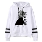 Толстовки с капюшоном с аниме принтом канеки Кен, мужская толстовка с длинными рукавами и капюшоном, повседневный мужской пуловер в полоску в стиле хип-хоп, худи, Токийский Гуль