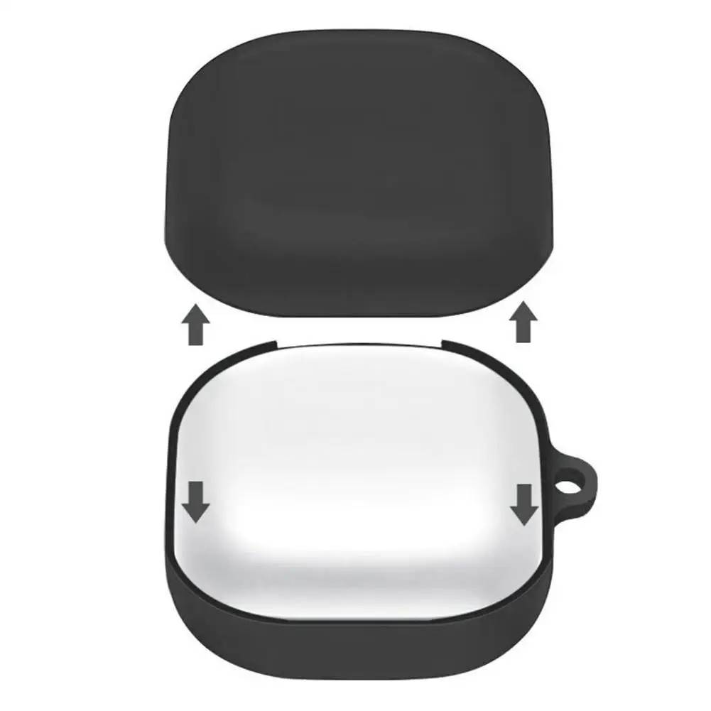 

Silicone Protective Case Shockproof 3D Funny Cover With Keychain For Galaxy Buds Live Earbuds