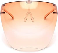 unisex colorful eye shield visor wrap shield large mirror sun glasses half face shield guard protector face mask kitchen mask