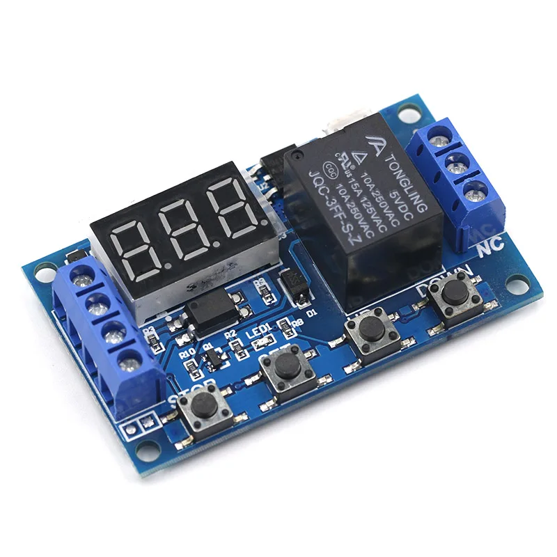 DC 6 30 в Поддержка Micro USB 5 В светодиодный дисплей Автоматизация таймер задержки