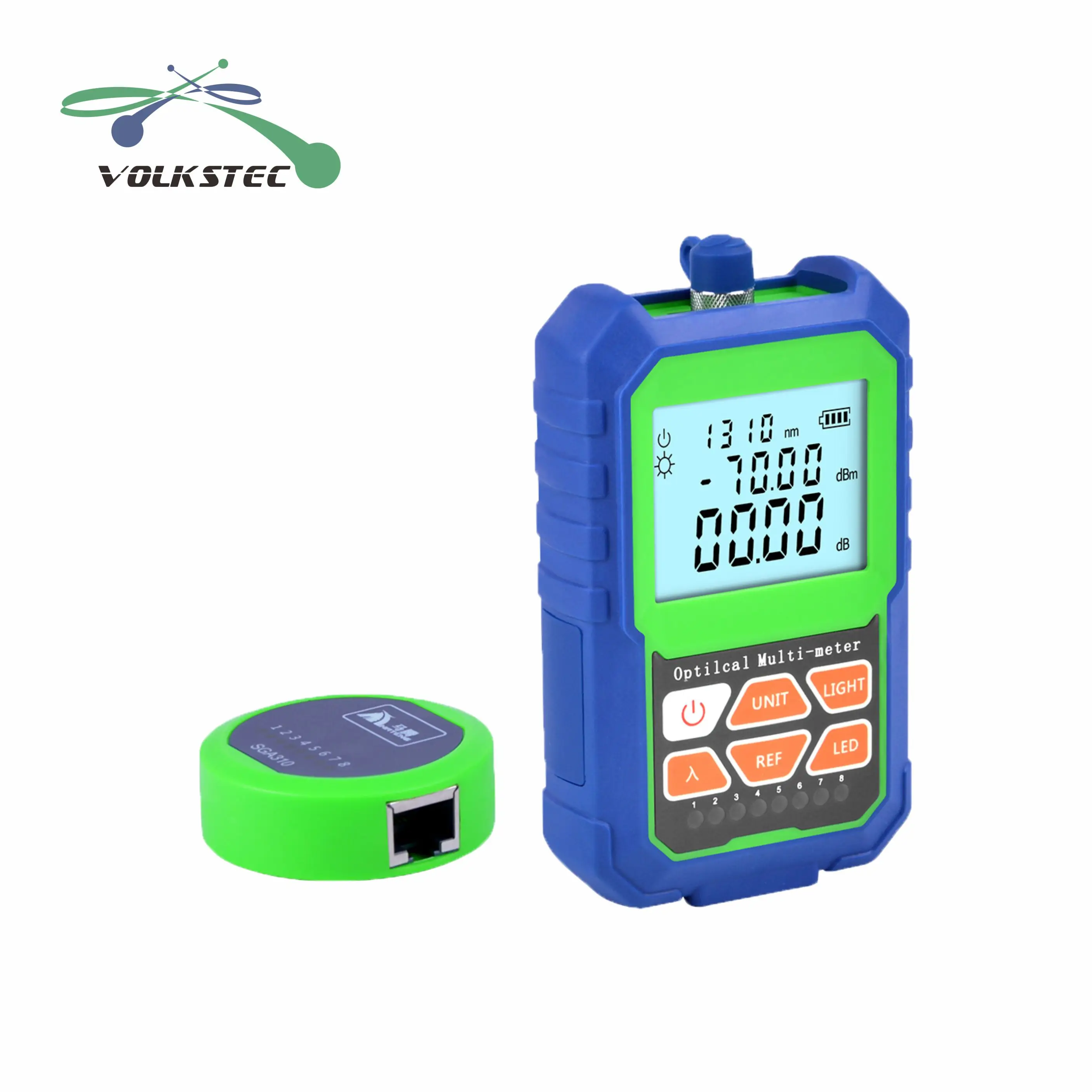 Мини волоконно оптический Мощность метр MX7A 70 ~ + 3dBm с RJ45 Кабельный тестер