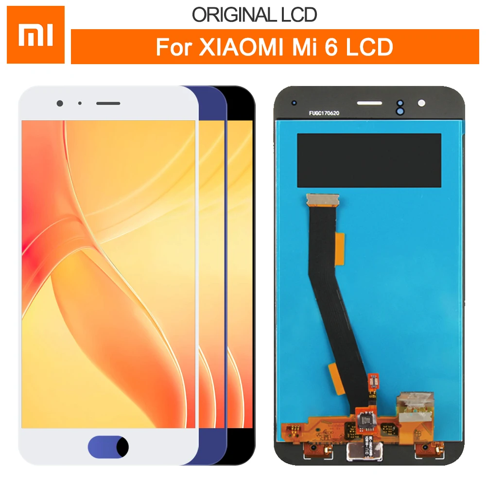 Для 5,1" Xiaomi mi 6 Xiao mi 6 ЖК-дисплей+ сенсорный экран панель дигитайзер Замена для Xiao mi 6 mi 6 дисплей