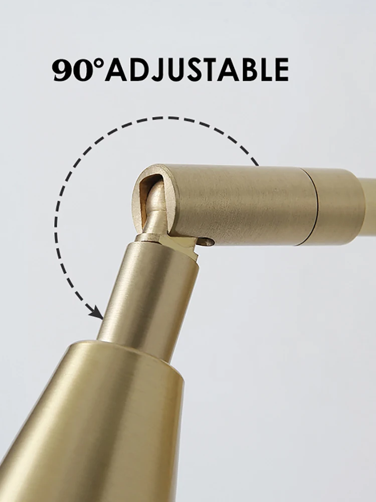 Настенный светильник MOONSHADOW светодиодный полностью медный Регулируемый