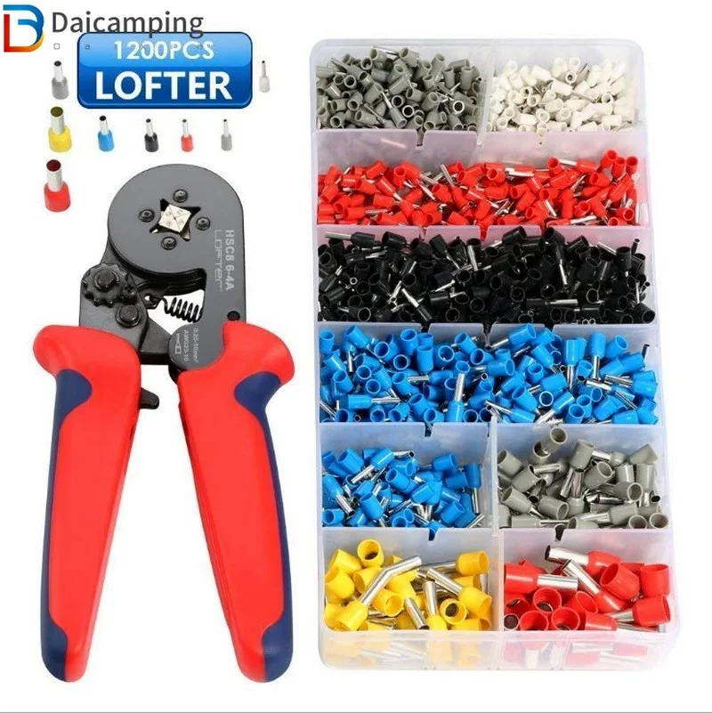 Инструменты для обжима терминалов daiкемпинга Электрические плоскогубцы набор