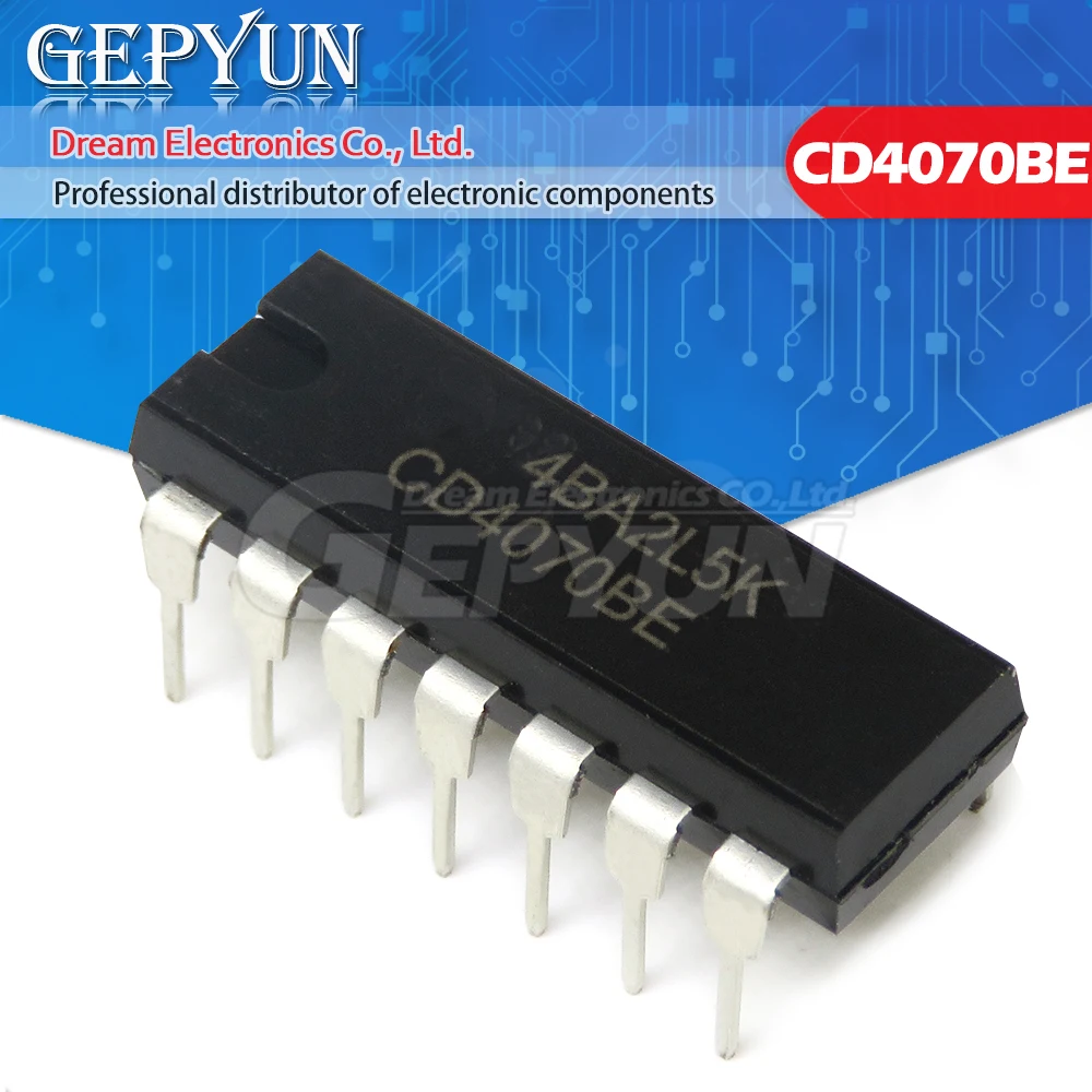 

10PCS CD4070BE DIP14 CD4070 DIP 4070BE DIP-14 new and original IC