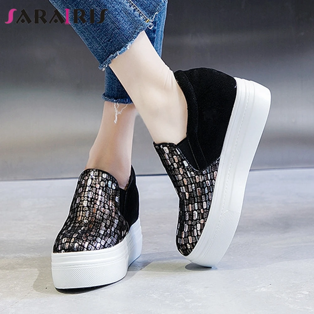 

Женские туфли на высоком каблуке, без застежки, на платформе