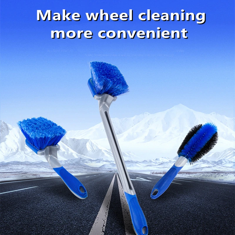

Multi-Functional Car Tyre Cleaning Brush Tire Wheel Rim Hub Brushes Auto Washer Vehicle Body Surface Wheel Scrub Cleaner Tool