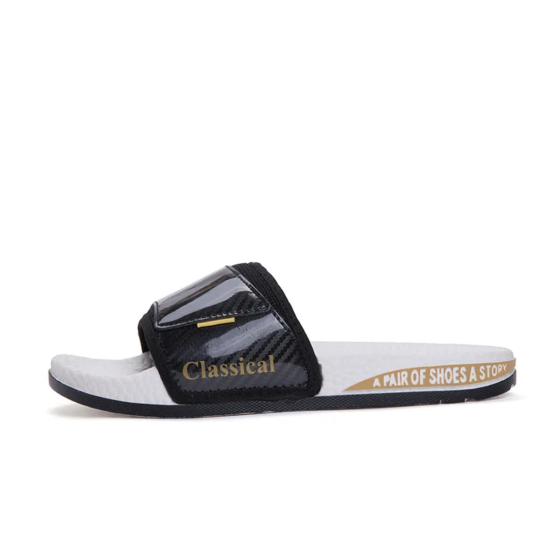

Summer 2021 new men's large size beach slippers platform casual sandals men's shoes