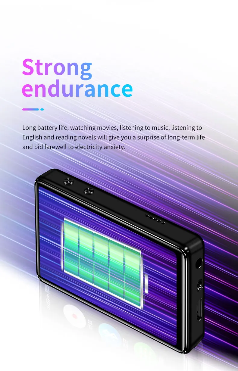 IQQ X62 Bluetooth MP3 плеер Музыкальный плеер полный сенсорный экран металлический HiFi плеер без потерь с динамиком, fm-радио, запись голоса