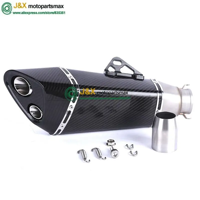 Для KAWASAKI ER6N ER6F 2012 2016 Ninja 650R Z650 2017 2020 Versys 650 2015 глушитель выхлопной трубы