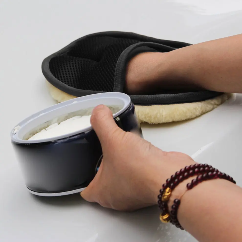 Шерстяные перчатки для мытья автомобиля вытирания воском чистые полированные