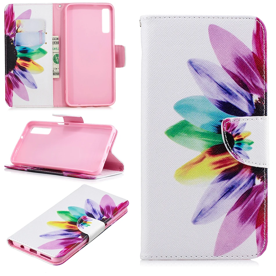 Бумажник с отделением для карт и рисунком флип чехол LG K40 K50 Q60 Stylo 5 4 G7 K7 K8 K9 K10 K11 2018