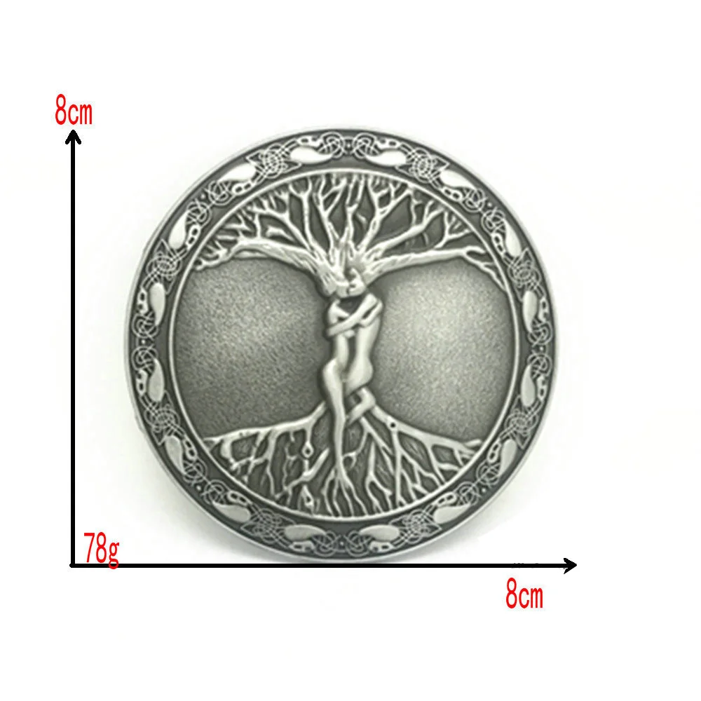 Женский новый дизайн пряжка для ремня с изображением дерева жизни мужчин