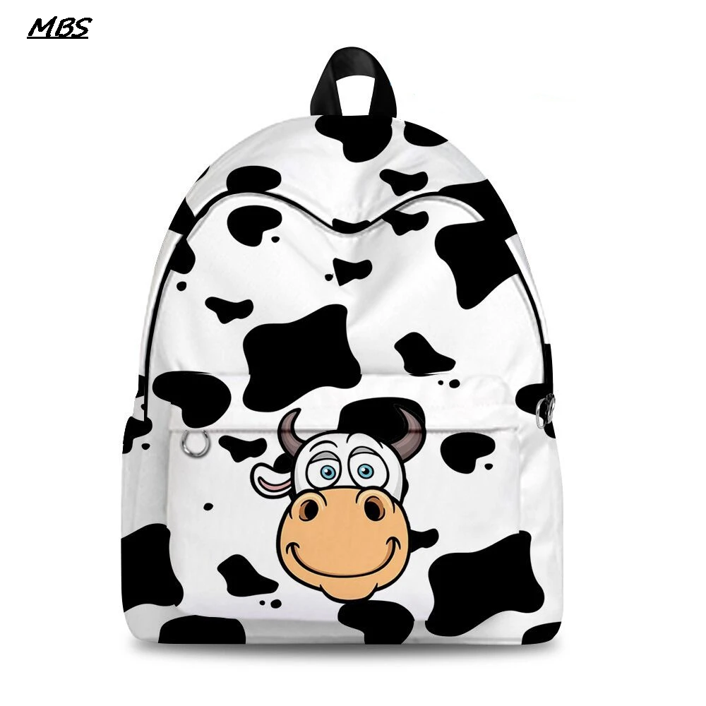 Рюкзак унисекс с животным принтом модная школьная сумка для мальчиков и девочек