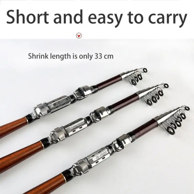 Телескопическая удочка супер короткая портативная карбоновая открытый речной