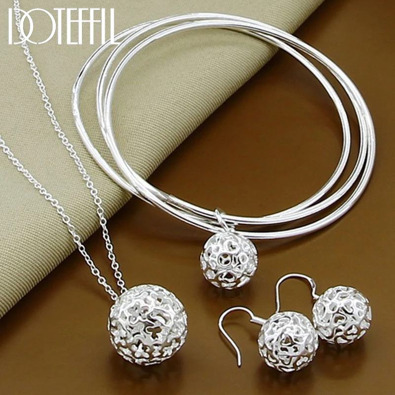 Женский комплект из колье и серёг серебра 925 пробы|necklaces bracelets earrings|bracelet earringsearrings