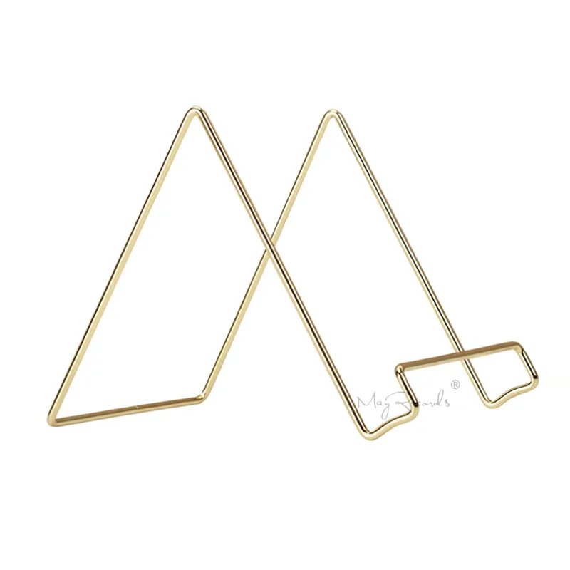 Модный черный/золотой держатель металлическая настольная подставка для дисплея