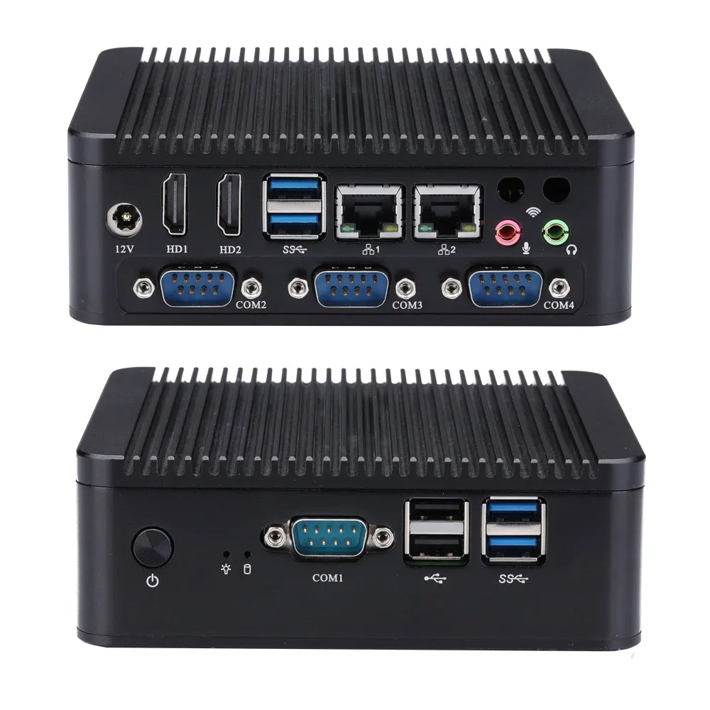 Qotom Mini PC Q555P Q575P Core 3865U i3 i5 i7 AES-NI Opnsense Firewall Gateway Router Computer