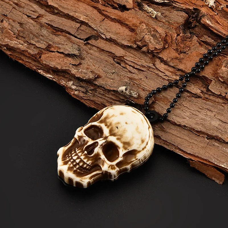 

NEW Vintage Skull Design Pocket Mini Knife Outdoor Camping Survival Knife Necklace Keychain EDC Tool Drop Shipping