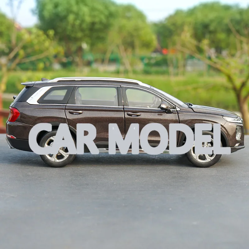 1:18 игрушечный автомобиль из сплава SANTAFE модель детских игрушечных автомобилей авторизованный детский игрушечный автомобиль
