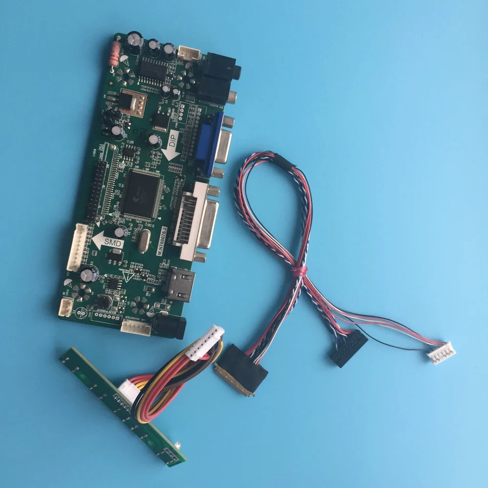 For LTN156AT19/001/W01/801 15.6" 1366X768 DVI VGA HDMI-compatible LCD LED monitor Card Panel Screen Controller kit Driver board
For LTN156AT19/001/W01/801 15.6" 1366X768 DVI VGA HDMI-compatible LCD LED monitor Card Panel Screen Controller kit Driver board