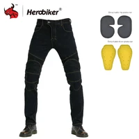 herobiker motorcycle pants motorcycle equipment motocross biker jeans trousers racing riding pantalon moto pants cargo pants men