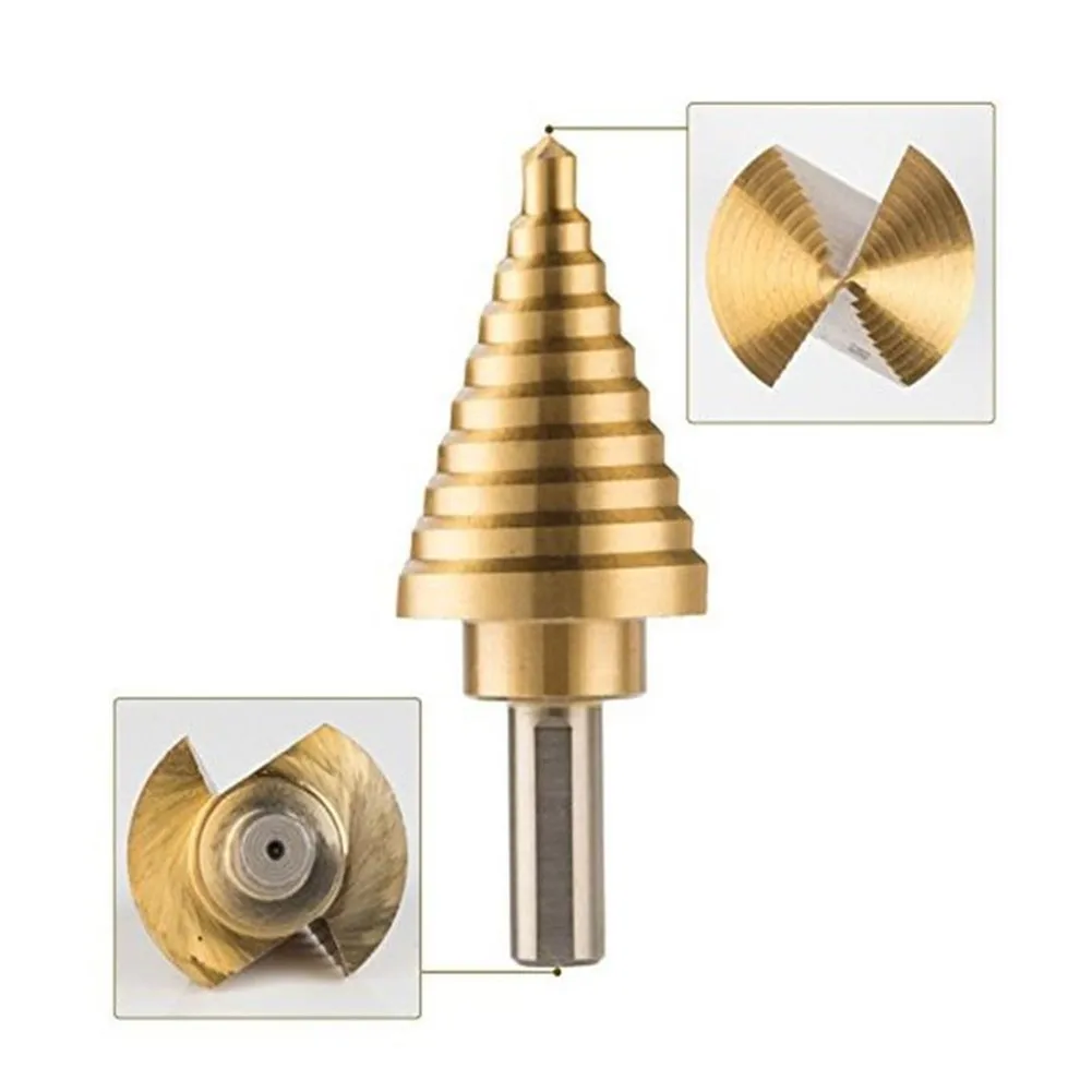 

Metal Drill Bits Step Cone Tool Tools Automatic Center Punch Drill Bit Set