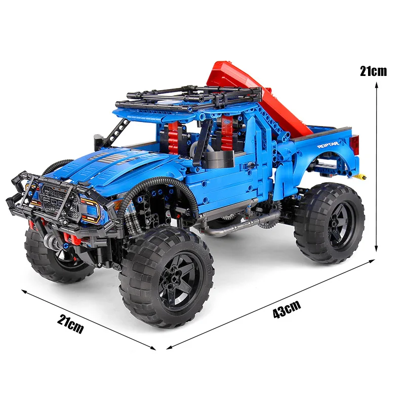 

701990 Forded Mustanged F-150 Trucks Legoing 10265 Creator High-Tech Speed Champions Car RC Christmas Gifts Toys Sembo Raptor