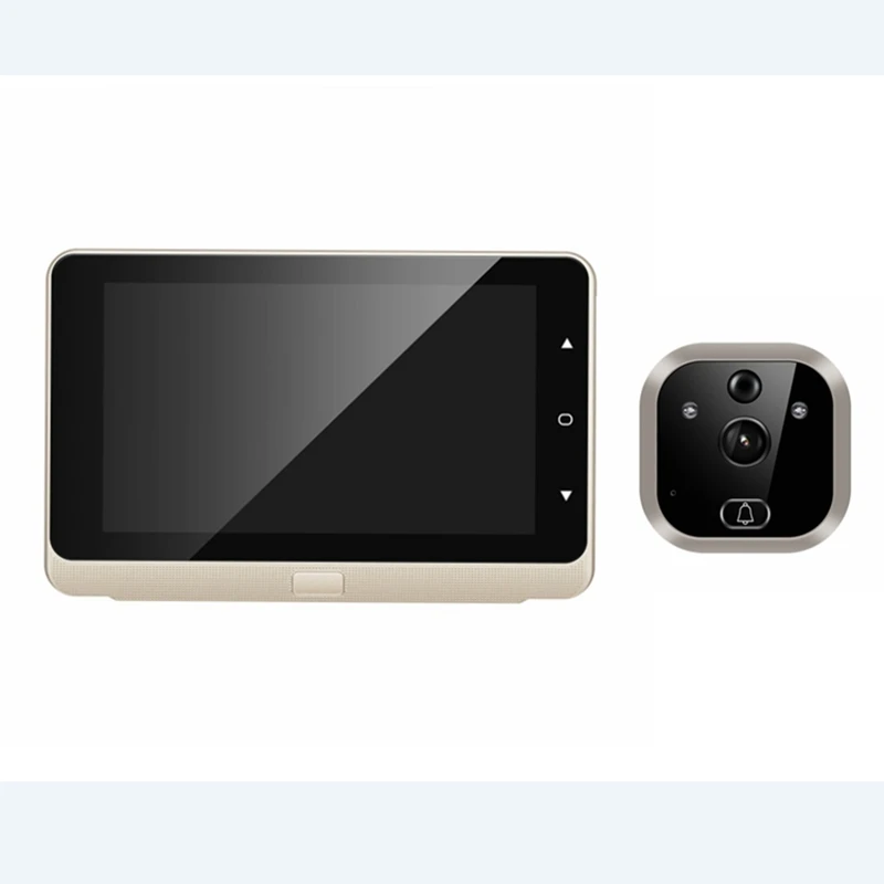 Дверной глазок с OLED дисплеем 5 0 дюйма датчиком движения HD цифровая камера для
