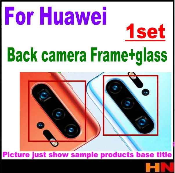 1 шт. для Huawei P20 pro mate 20 P30 Новинка задняя камера объектив стеклянная крышка кольцо с