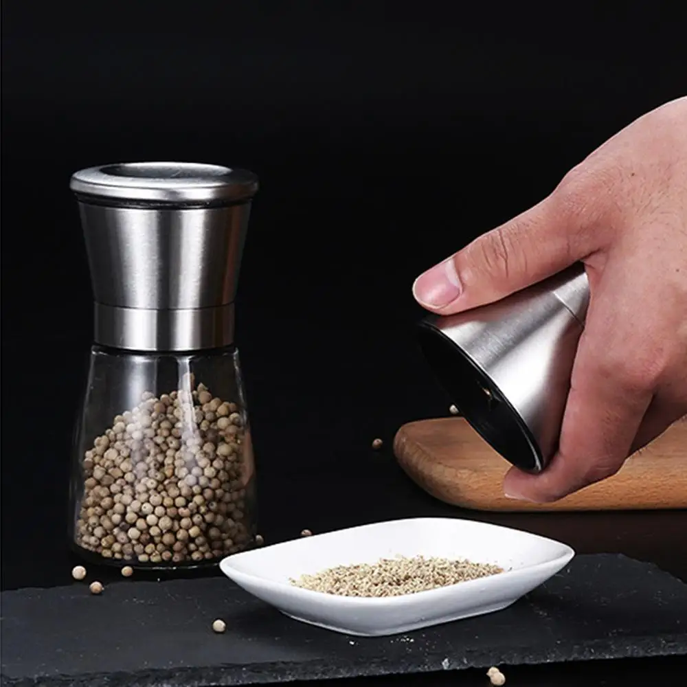 Мельница для перца из нержавеющей стали ручная мельница сезных приправ соли