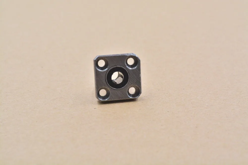 LMK6UU 6 мм x 12 19 подшипник Квадратный фланец шариковая втулка для оси стержня cnc diy 1
