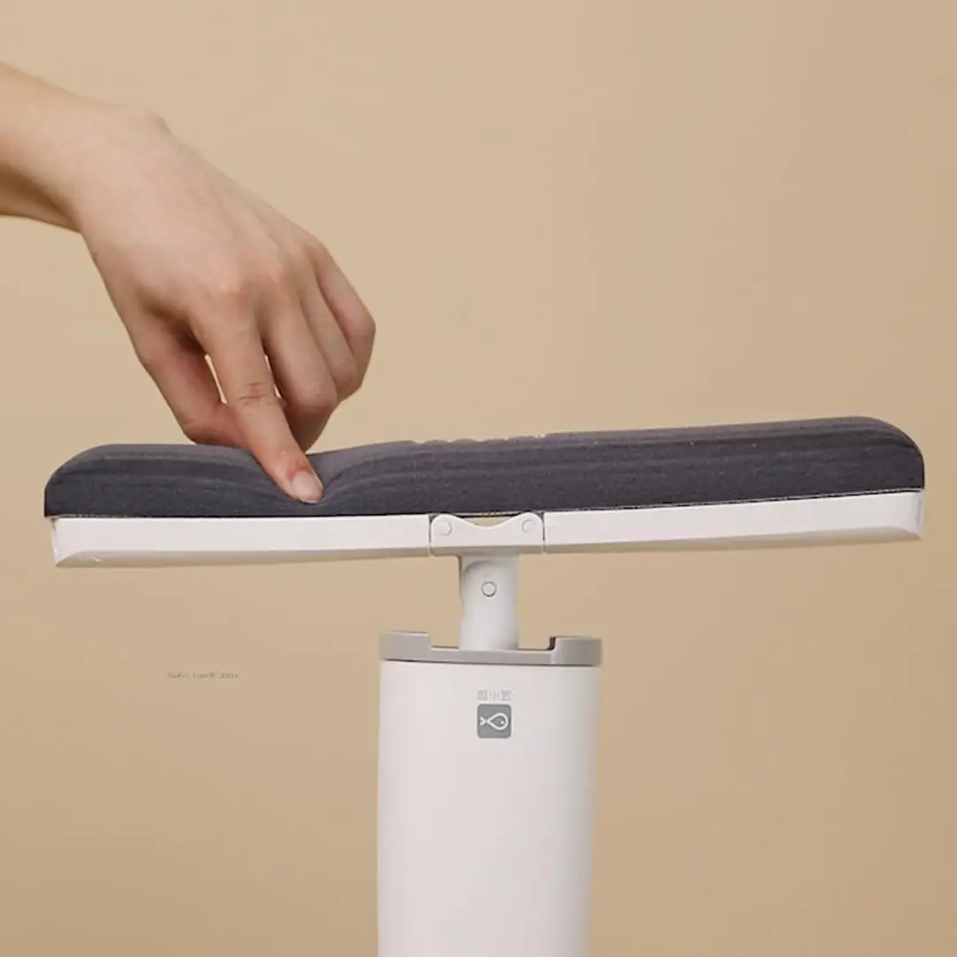 Швабра Xiaomi с голубыми рыбками двухскладная насадкой из губки впитывающая влагу