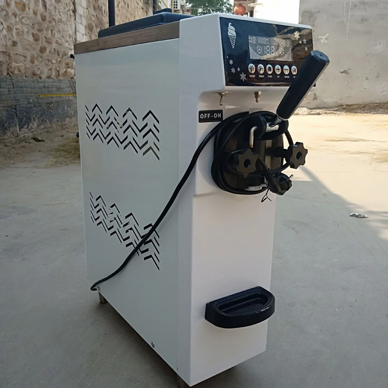 Настольная машина для приготовления мягкого мороженого устройство десертов с