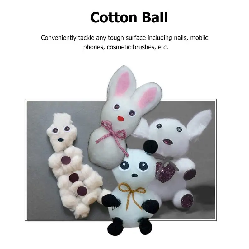 

1 Pack of 500g Disposable Sterilized Cotton Balls Household Alcohol Cotton Ball