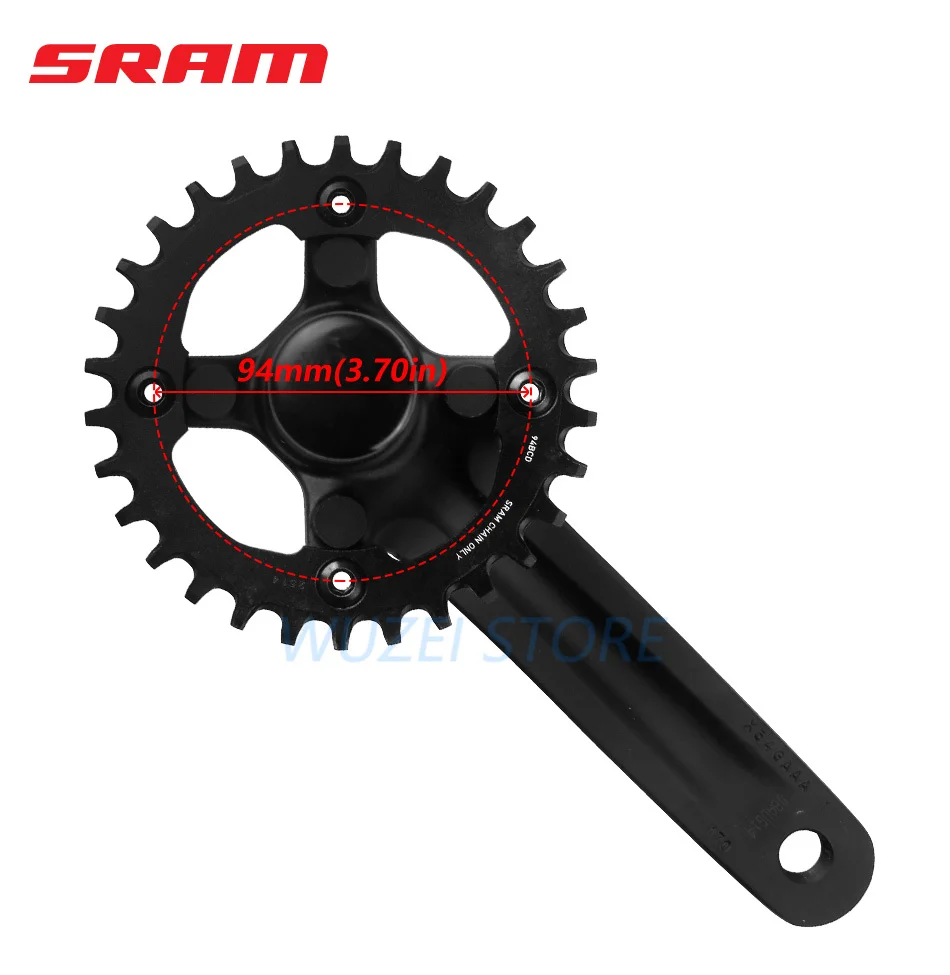 SRAM FC X1 1000 жира GXP 94BCD mtb горный велосипедный шатун со звездочкой 11 Скорость 30T 170/175 мм снегоход sprocketwheel оси велосипеда части