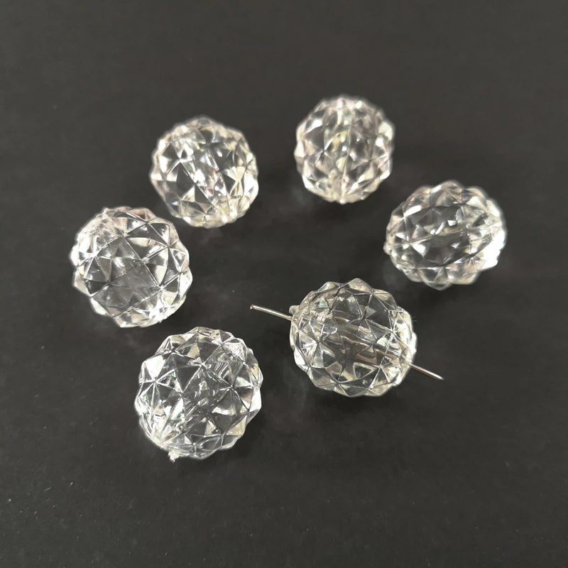 

21mm*19mm 105pcs/bag Clear Acrylic Irregular Beads/DIY Hand Made /Finding Beads