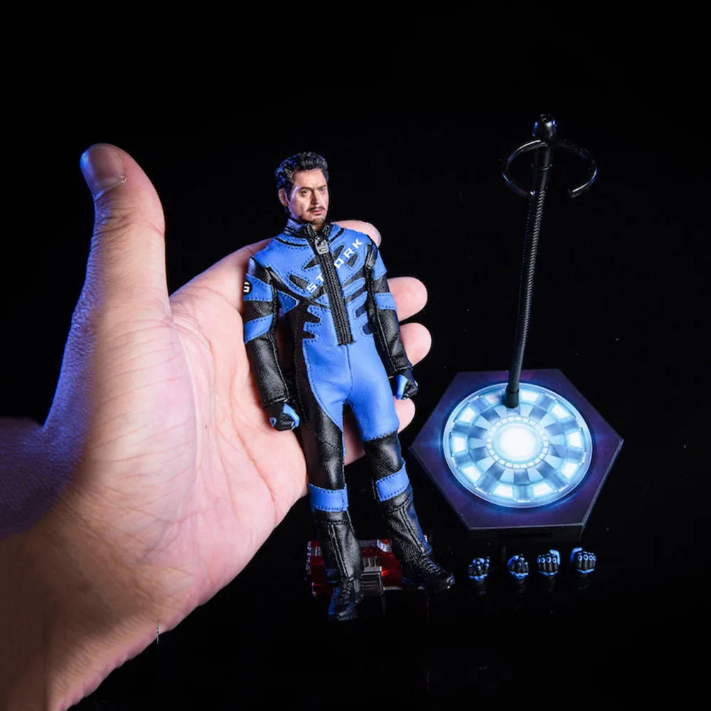 

In Stock For Collection TW1915 1/12 Scale Male Solider MK5 Tony Racing Suit 6'' Robert Downey Jr. Action Figure Model